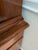 1960s Vintage Thomasville Spanish Revival Walnut Breakfront Lighted China Cabinet - 2 Pieces For Sale - Image 10 of 11