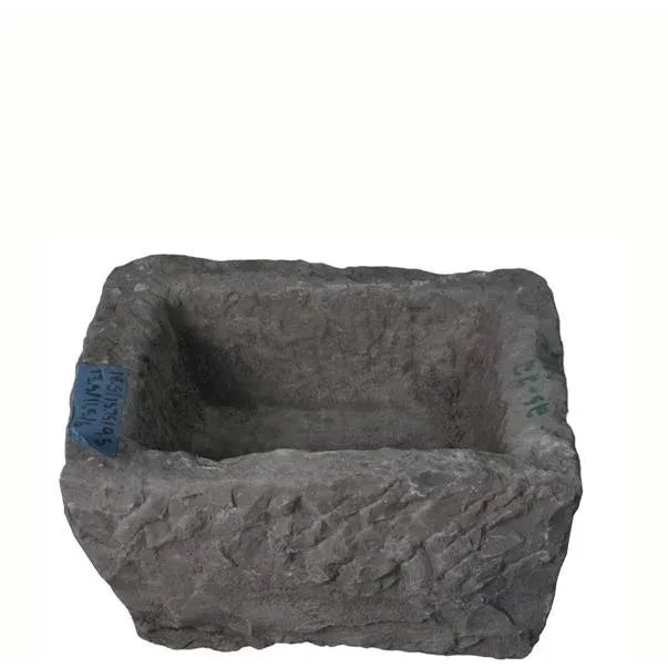 This stone trough is hand carved out one piece of stone and hand chiseled by the locals. This hand made stone planter is...