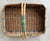Abundantly-Sized Late 20th-Century Bamboo & Natural Willow Baker’s-Style Basket For Sale - Image 17 of 18
