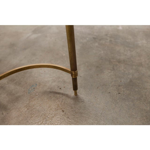 Vintage Coffee Table in Gilt Brass and Smoked Glass, 1960 For Sale - Image 15 of 18