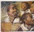 Mid 20th Century Expressionist Portrait Painting of Four African-American Men For Sale - Image 4 of 6