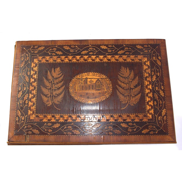Victorian 19th Century Killarney Marquetry Game Table For Sale - Image 3 of 5