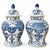 Ceramic Mid-Century Chinese Export Blue and White Ceramic Pottery Ginger Jars - Pair For Sale - Image 7 of 7