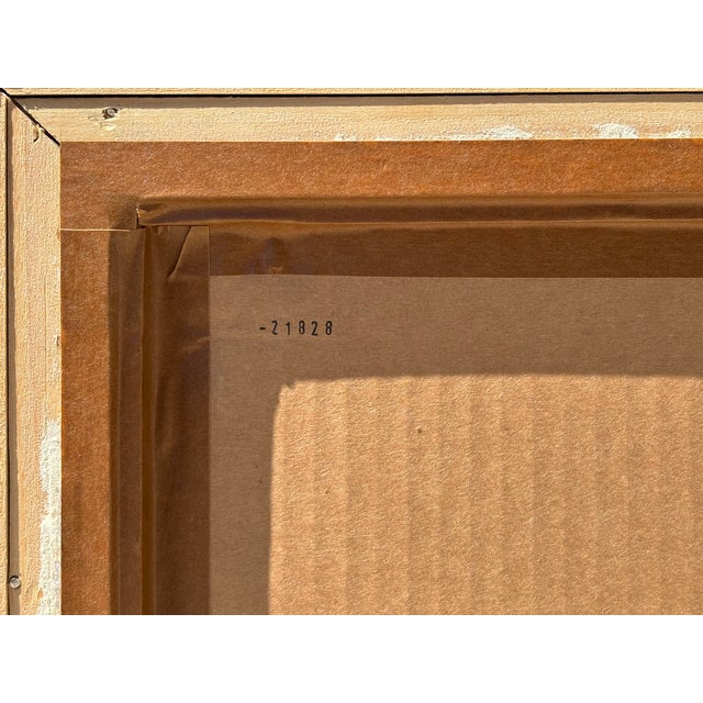 Brown 1950s Loló Soldevilla Signed Mixed Media on Paper, Framed For Sale - Image 8 of 9