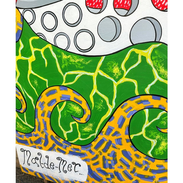 Monumental Triptych “Mal De Mer” by Sableshift, 2026 (11' W X 8' H Original Painting) For Sale - Image 9 of 15