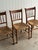 Vintage Maple Dining Chairs With Hand-Woven Rush Seats, Set of Six For Sale - Image 4 of 18