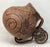Native American Bill Freeman (1927-2012) Native American Recreation of Hohokam Pot on Hand Forged Iron Stand by Unknown Artist. For Sale - Image 3 of 6