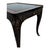 Chinoiserie Vintage Drexel Et Cetera Chinoiserie Side Table With Burl & Glass Insert For Sale - Image 3 of 12