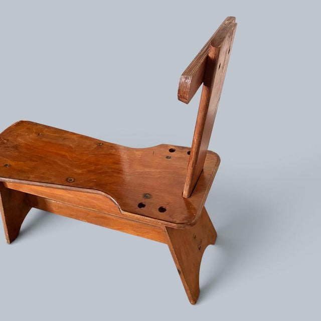 Handmade Oak Artist's Easel Bench For Sale - Image 5 of 8