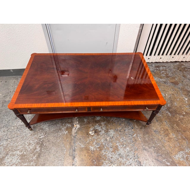 Brown Niagara Furniture Large Coffee Table For Sale - Image 8 of 12