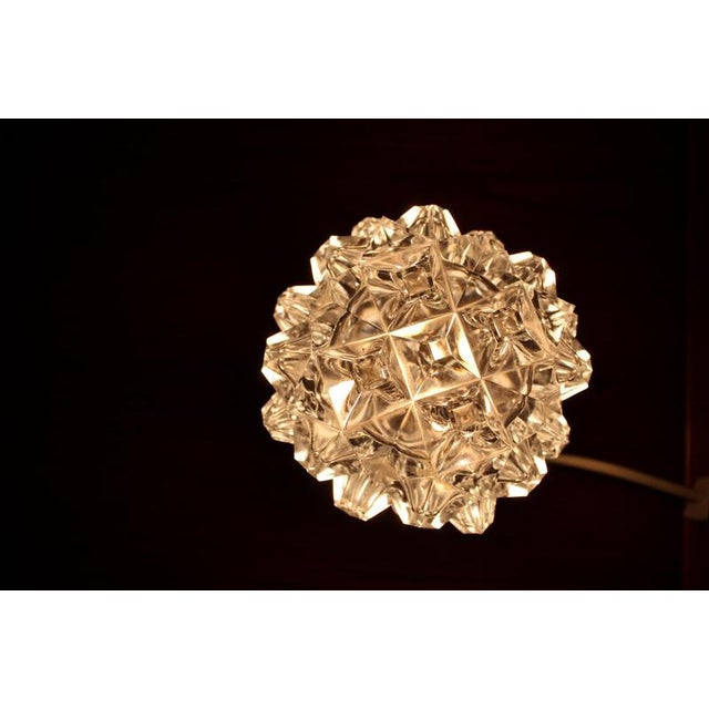Mid-Century Modern Czech Crystal Glass Table Lamp, 1970s For Sale - Image 8 of 12