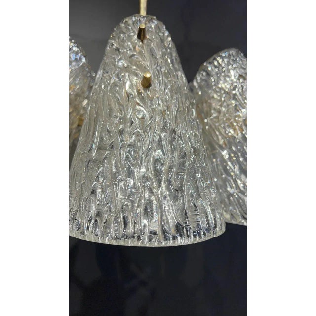 A circa 1930’s Barovier chandelier with 6 lights