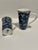 Vintage Blue Nautical Coffee Latte Mugs- 2 For Sale - Image 4 of 5