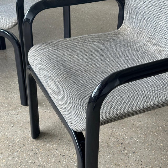c. 1970. Price is for the set. Contact us if you’d like to purchase a single item. Rare Orsay chairs designed for the...