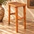 Vintage Brown Bamboo Stools, France, 1960s, Set of 2 For Sale - Image 4 of 8