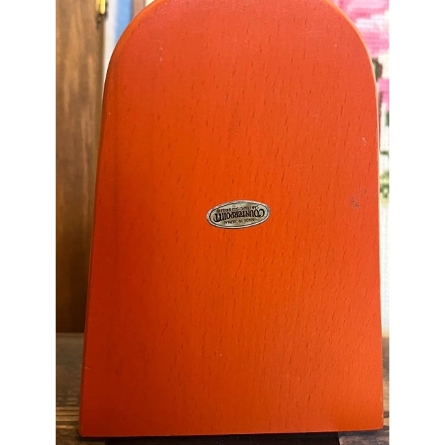 Red Vintage Groovy Mushroom Bookends - a Pair For Sale - Image 8 of 8