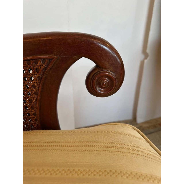 2000 - 2009 Double Caned Hickory Chair Regency Style Chairs by Mark Hampton For Sale - Image 5 of 9