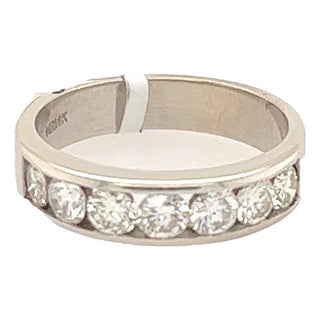 Late 20th Century Diamond Band, Size 5 For Sale