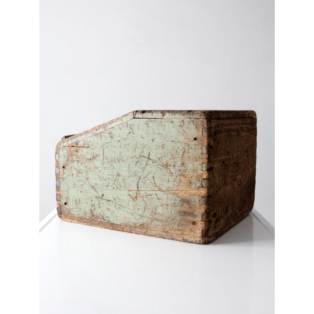 Vintage Bell System Wood Tool Box For Sale - Image 12 of 17