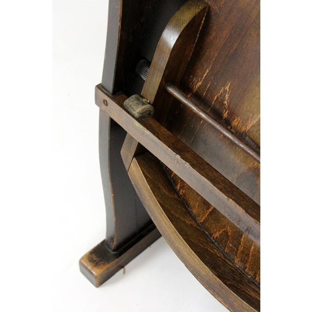 Wood Vintage Czech Cinema Chair in Wood from Ton, 1940s For Sale - Image 7 of 11