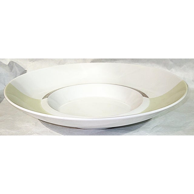 Professional dinnerware by Bernardaud in Limoges, France, serving bowl from the Fusion collection designed for chefs...