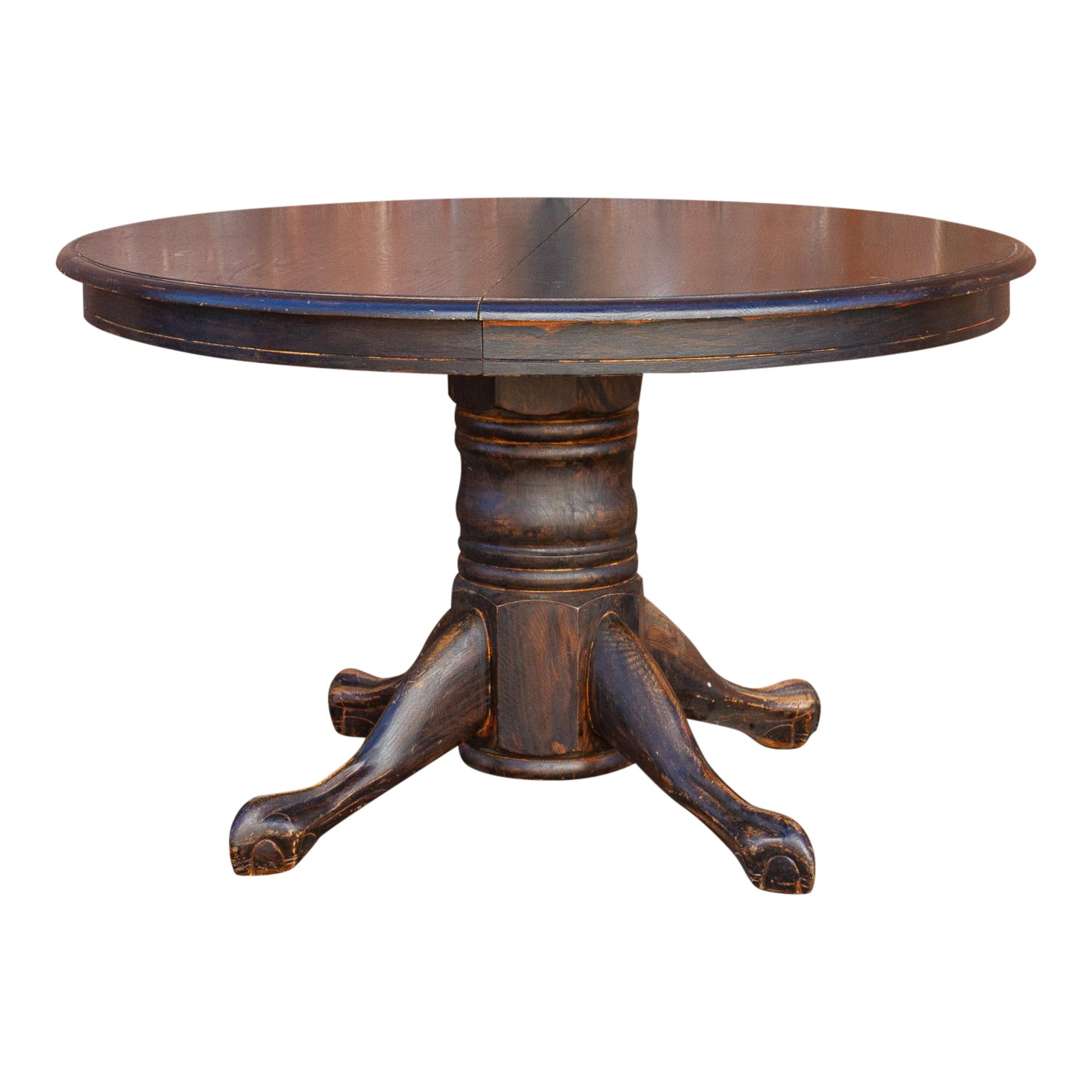Vintage Round Pedestal Dining Table Chairish