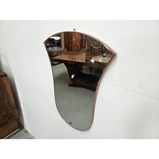 Mid-Century Modern Vintage Italian Wall Mirror, 1960 For Sale - Image 3 of 10