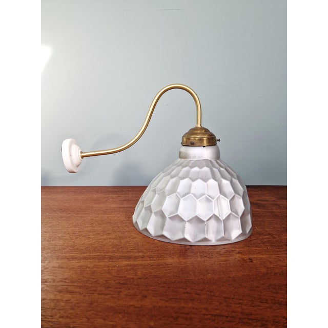 Mercury Glass Wall Sconce, Helioray, 1930s For Sale - Image 6 of 11