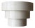Scandinavian Wall Lamp in White Lacquered Metal, 1970s For Sale