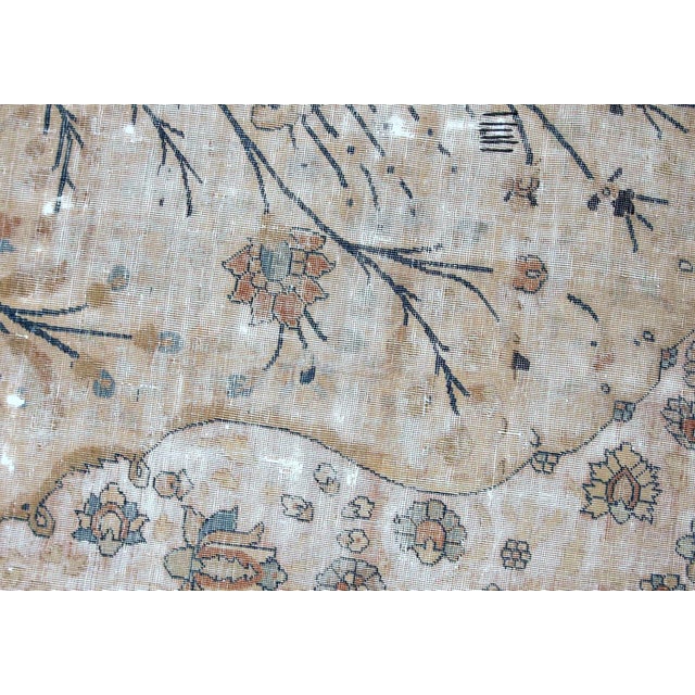 1880s, Handmade Antique Prayer Indo-Moktasham Rug 4' X 6.2' For Sale In New York - Image 6 of 11