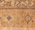 Antique Persian Sultanabad Botanic Orange Tan Hand Knotted Wool Rug For Sale In New York - Image 6 of 9