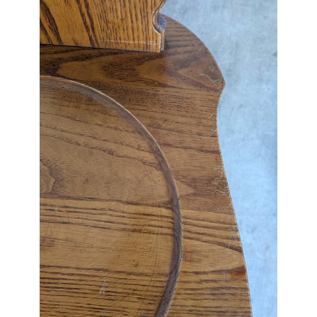Farmhouse Tyrolean Chair with Heart Cutout Back, 1970s, Set of 4 For Sale - Image 17 of 18