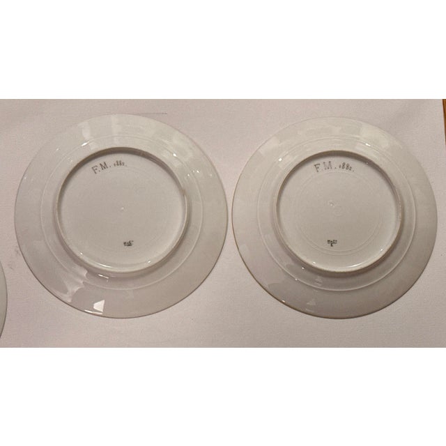 Limoges Porcelain Dinner Plates From 1880 - Set of 8 For Sale - Image 14 of 16