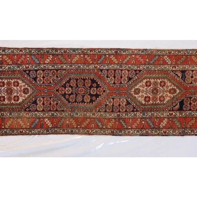 1920s Antique Serapi Runner For Sale - Image 4 of 11