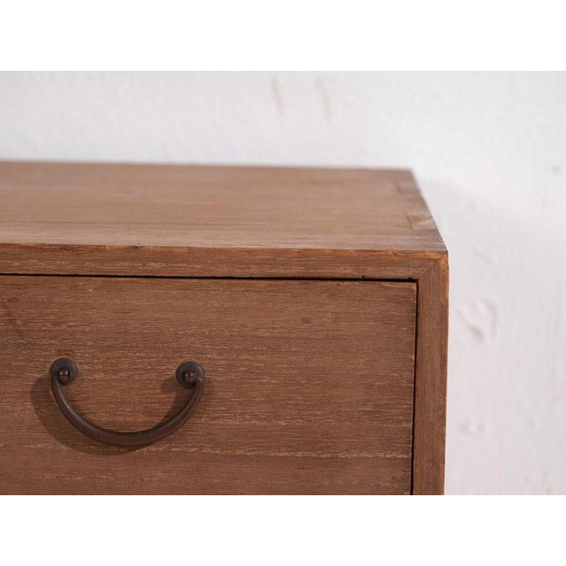 Wood Small Japanese Chest of Drawers For Sale - Image 7 of 12