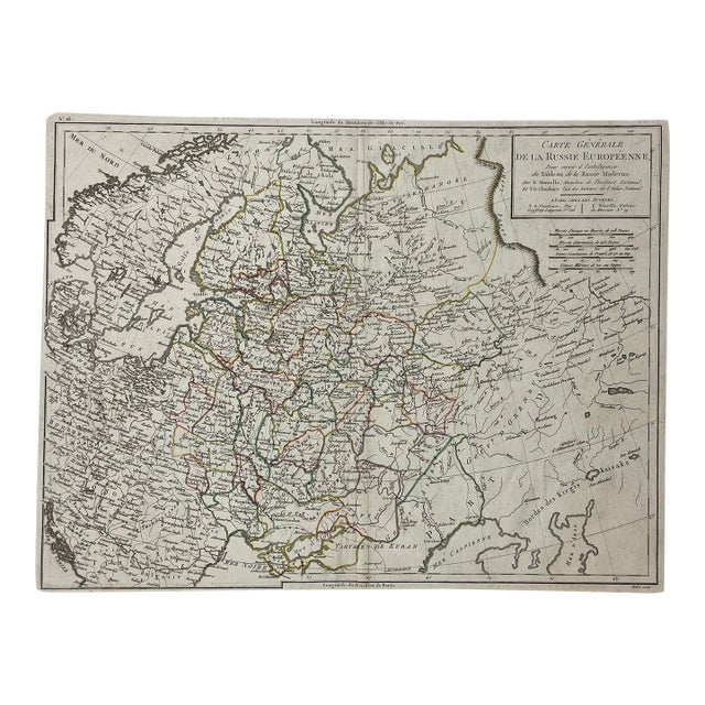 18th Century Map of Europe For Sale