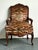 Vintage Hand Carved Scalamandre Fauteuil Chair For Sale - Image 10 of 12