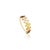 Modern Multi Tourmaline Marquise Half Eternity Band in 18k Yellow Gold Size 6 For Sale - Image 3 of 10