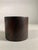 "Bitong" Chinese brush pot, 19th century, Qing dynasty. Cylindrical shape in zitan wood with a "ghost eyes" motif....