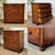 Victorian English mahogany chest of drawers, 19th century - W=1.21m H=1.15m D=54cm