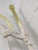 White Painted Wrought-Iron & Brass & Queen Bedframe For Sale - Image 12 of 13