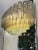 Contemporary Huge Oval Multicolored "Tronchi" Murano Glass Chandelier in Opaque Gold For Sale - Image 11 of 12