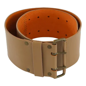 Dries Van Noten Oversized Wide Leather Waist Belt