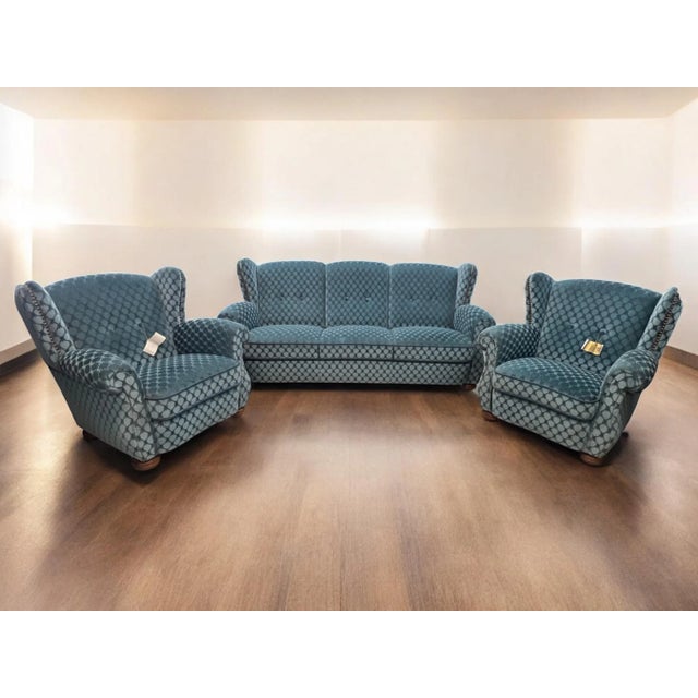 Wingback Sofa from Schlingmann Wertmöbel, 1960s For Sale - Image 10 of 11