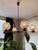 Mid-Century Modern 6-Arm Chandelier with Pressed Glass Shades, Late 20th Century For Sale - Image 5 of 17