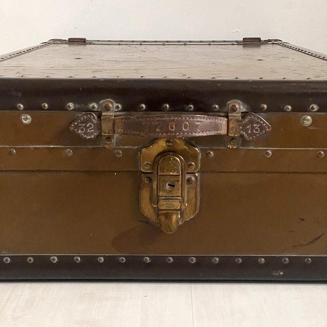 Vintage Dressing Trunk, 1930s For Sale - Image 7 of 8