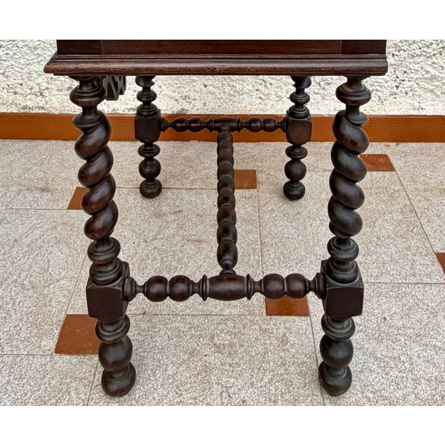 Pair of Portuguese Barley Twist Nightstands, 1940s For Sale - Image 13 of 15