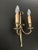 Gold Bronze Wall Lights, 1960s, Set of 2 For Sale - Image 8 of 13