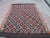 Beautiful Vintage handmade decorative Kilim, approximately 40 years old. Very fine quality. All Natural colors....