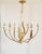 Contemporary Currey & Company Menefee Gilt Wrought Chandelier For Sale - Image 3 of 16